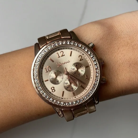 Geneva Rose Gold Watch - Picture 6 of 6